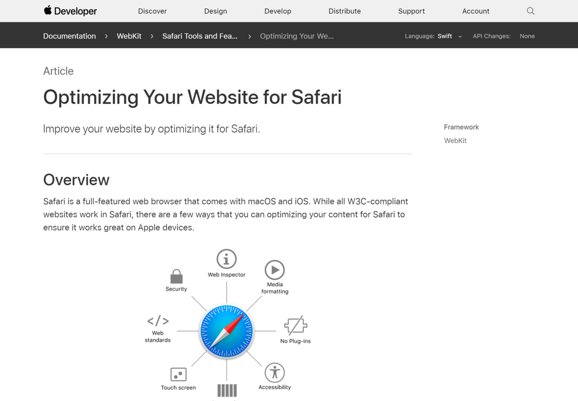 Optimizing Your Website for Safari